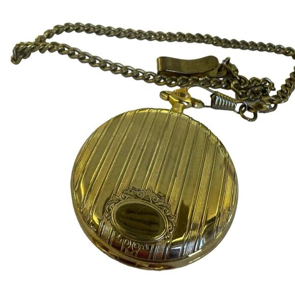 JFK 1968 Half Dollar Pocket Watch with Chain - Picture 7 of 8